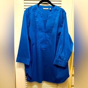 Royal Blue Soft Surroundings Top Size 1X